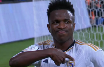 Piękny gol Roberta Lewandowskiego to za mało na Real. Vinicius Junior trzy razy skaleczył Barcelonę w finale (VIDEO) Piękny gol Roberta Lewandowskiego to za mało na Real. Vinicius Junior trzy razy skaleczył Barcelonę w finale (VIDEO)